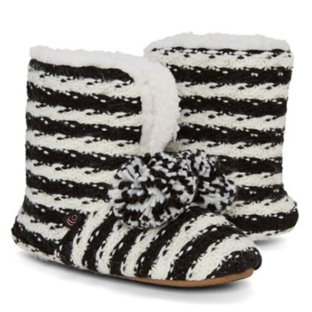 Cuddl Duds Womens Bootie Slippers NEW